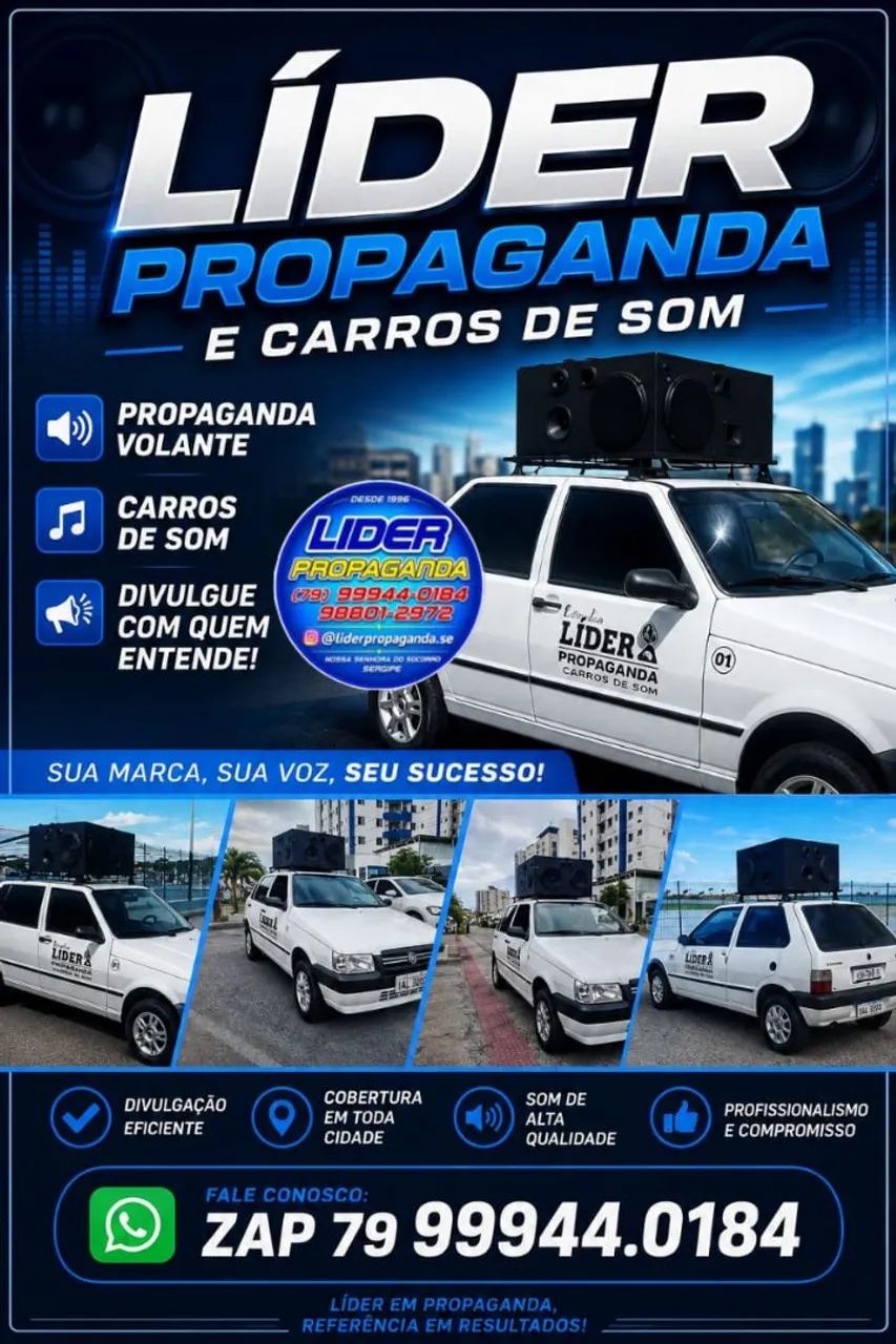 Carros de Som em Aracaju Sergipe 