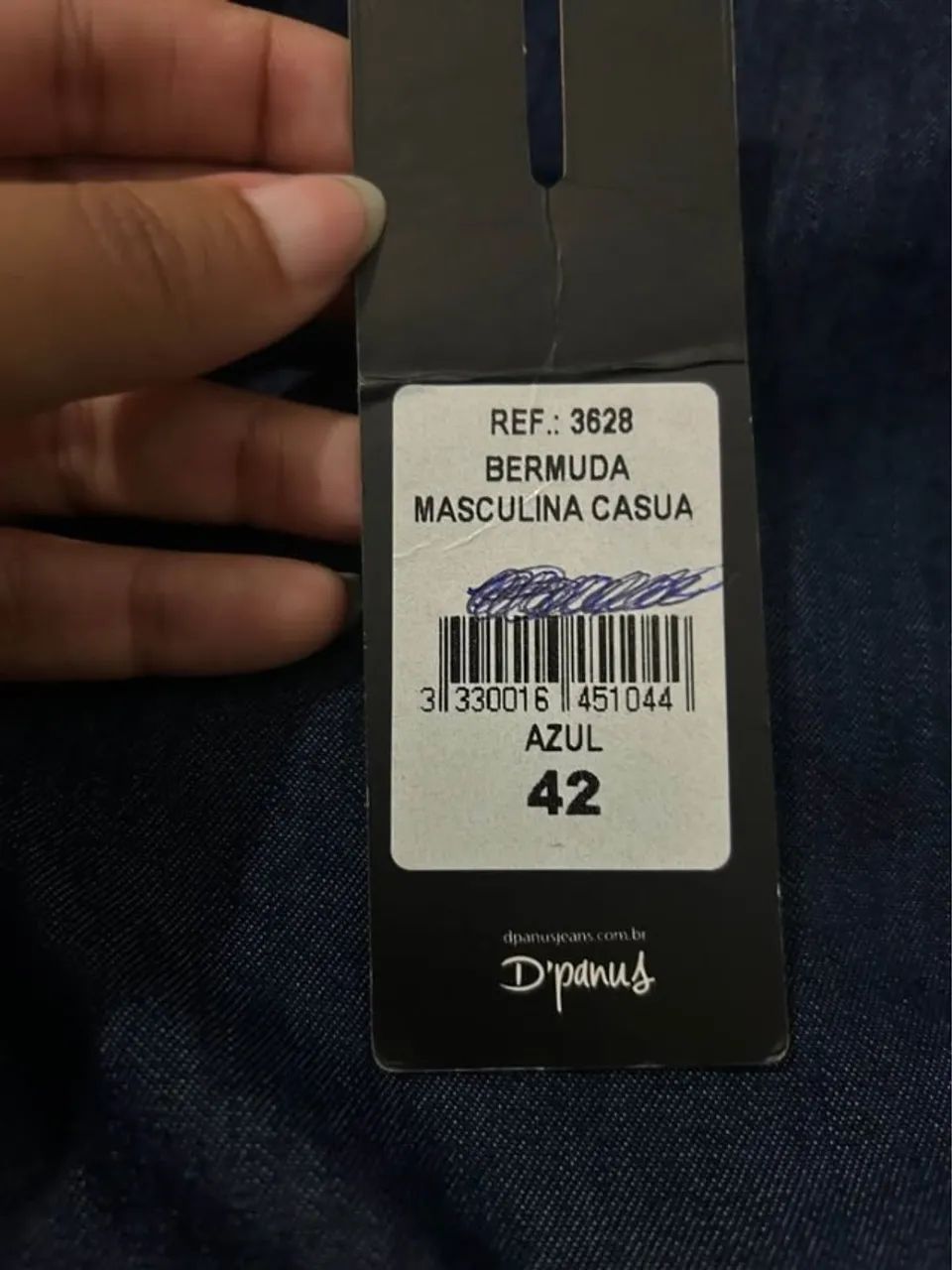 Bermuda Masculina Azul Escuro - Nova - Foto 4