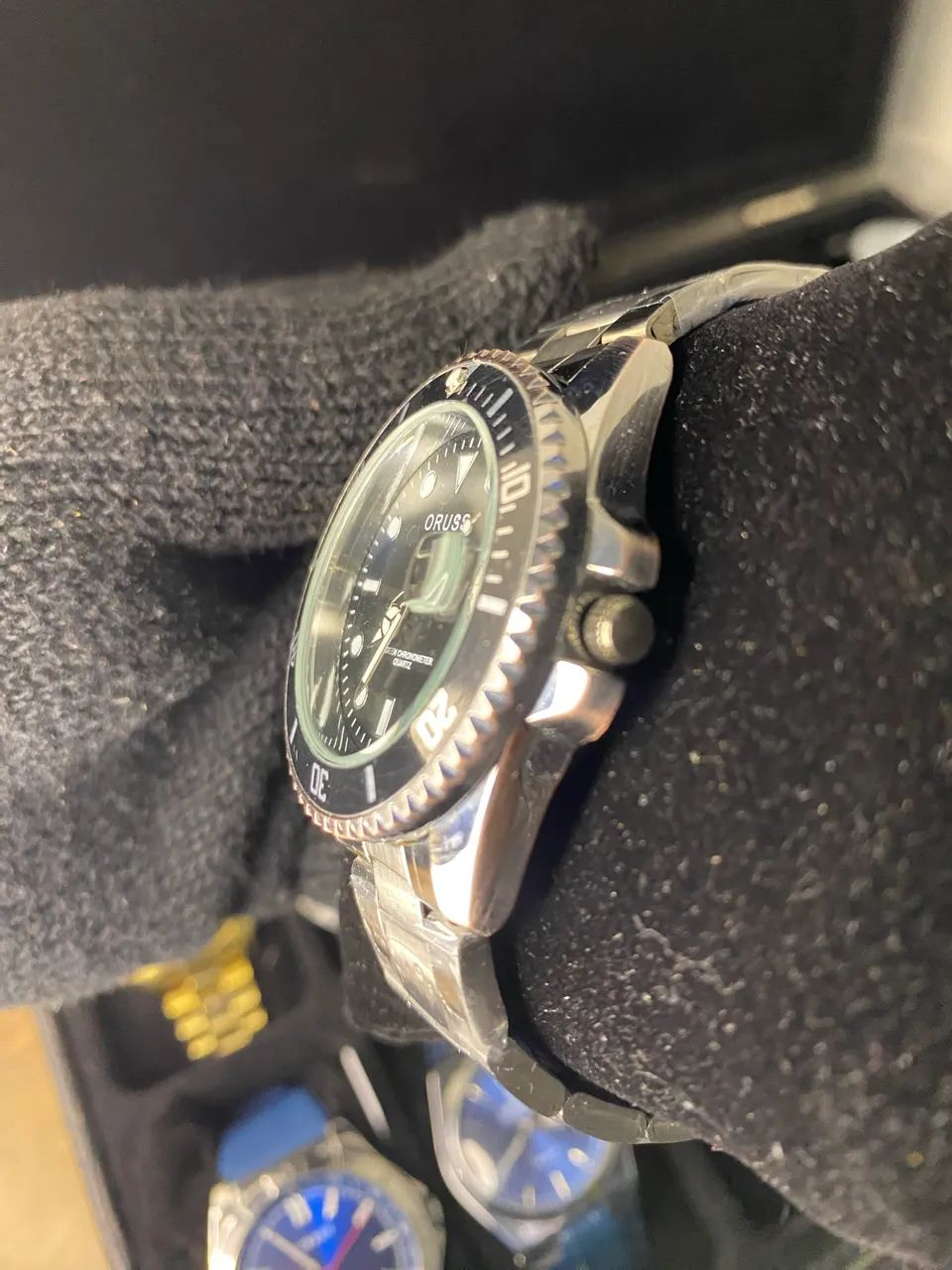 Relógio Masculino Diver Pulseira de Aço  - Foto 3