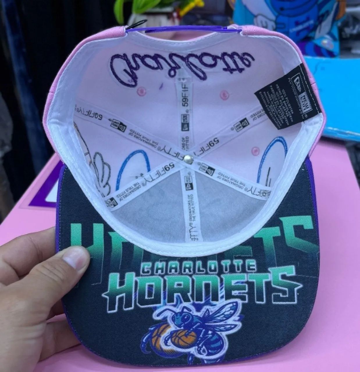 Boné Charlotte Hornets big logo  - Foto 5