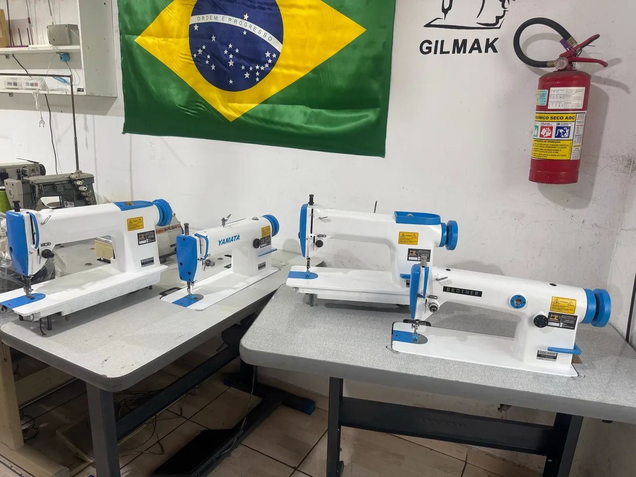 Máquina de costura reta industrial completa revisada e com garantia  - Foto 4