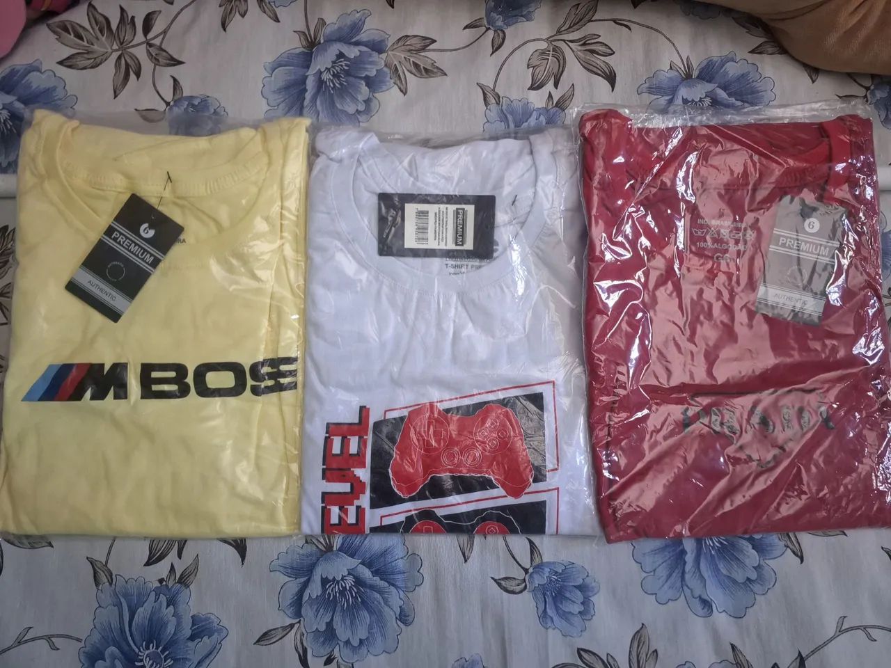 Kit 05 camisas plus size masculina G6 - Foto 4