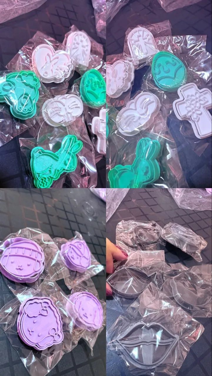 CORTADORES, STENCIL E CARIMBOS PARA BISCOITOS - Foto 5
