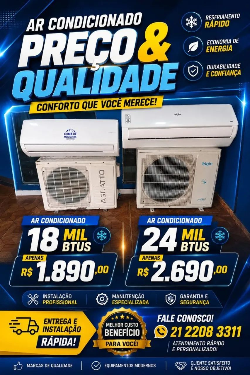 Aparelhos de ar condicionado 