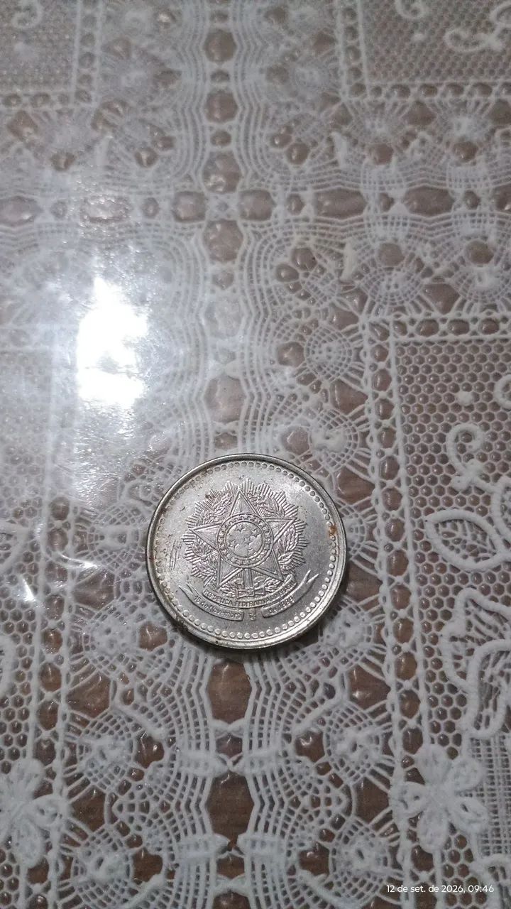 Moeda 50 centavos 1986 - Foto 2