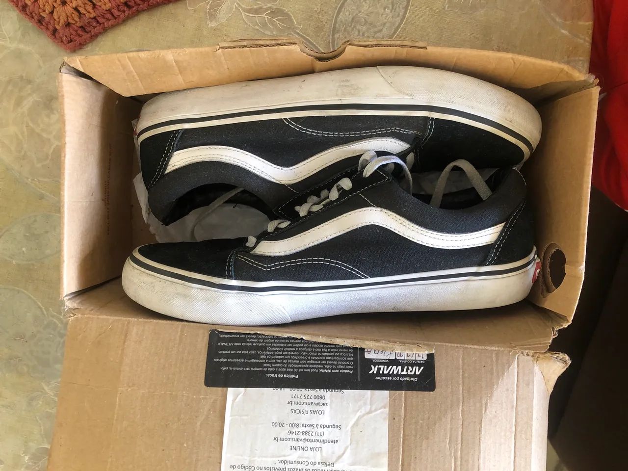 Tênis VANS Old Skool Black White - ORIGINAL!!! - Foto 3