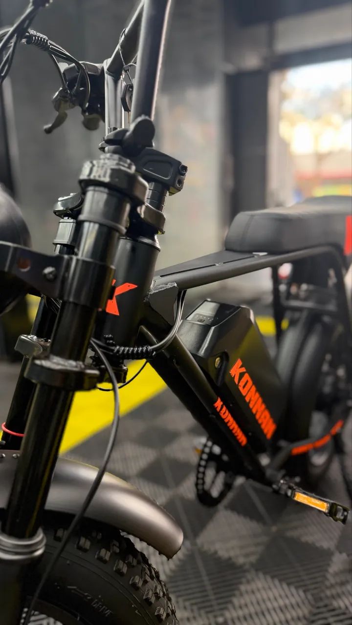bicicleta elétrica scooter konnan 750w - Foto 4