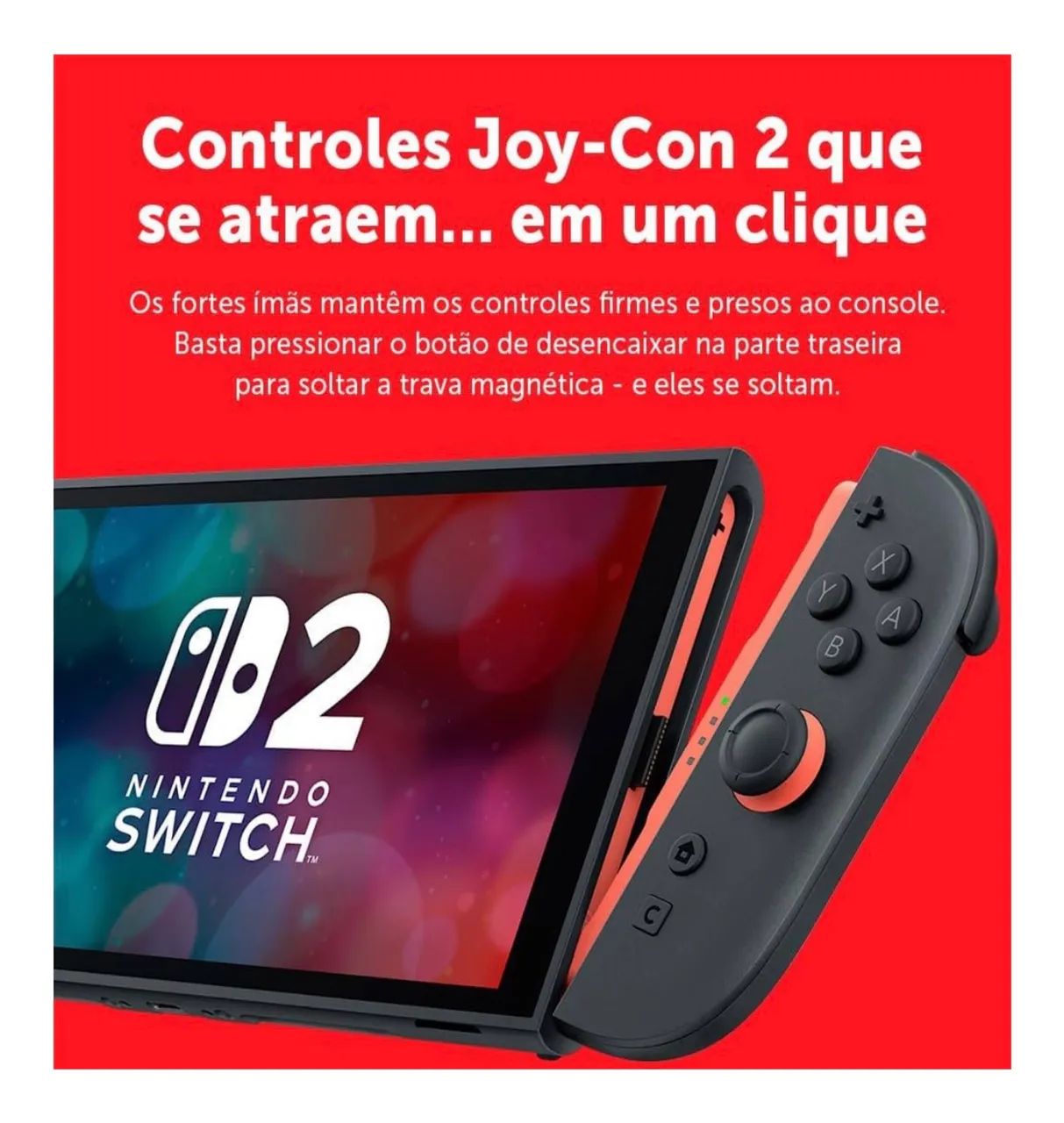 Nitendo Switch 2 - NOVO, LACRADO NA CAIXA  - Foto 2
