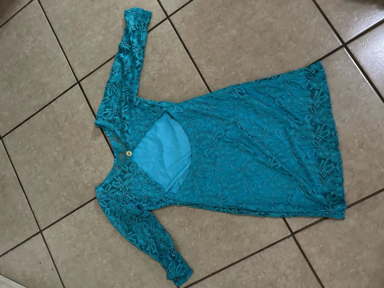 Vestido mídi renda - Foto 2
