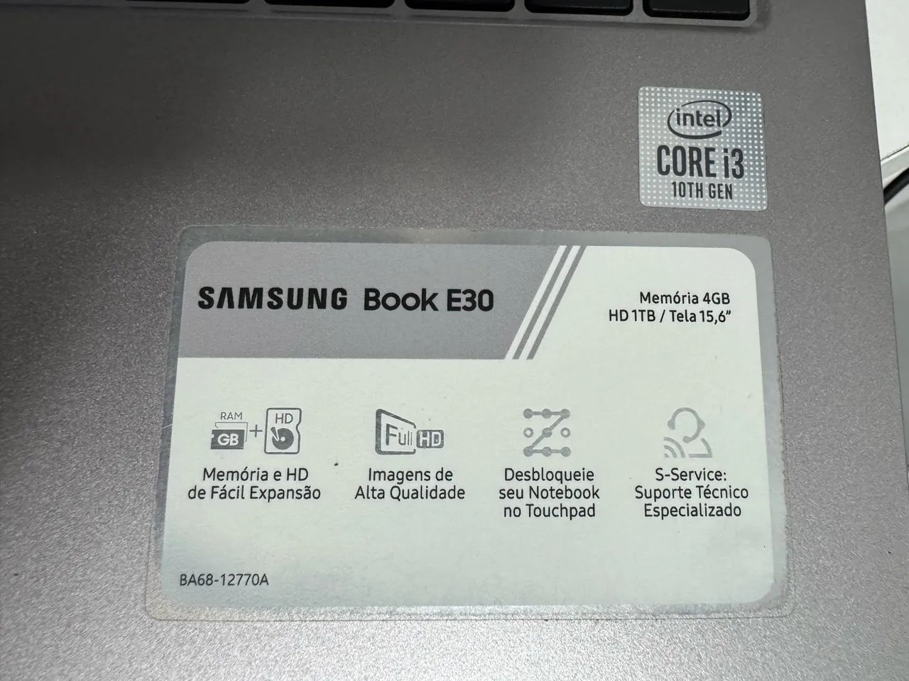 NOTEBOOK SAMSUNG BOOK E30 HD 1TB R$ 2.000,00 - Foto 4
