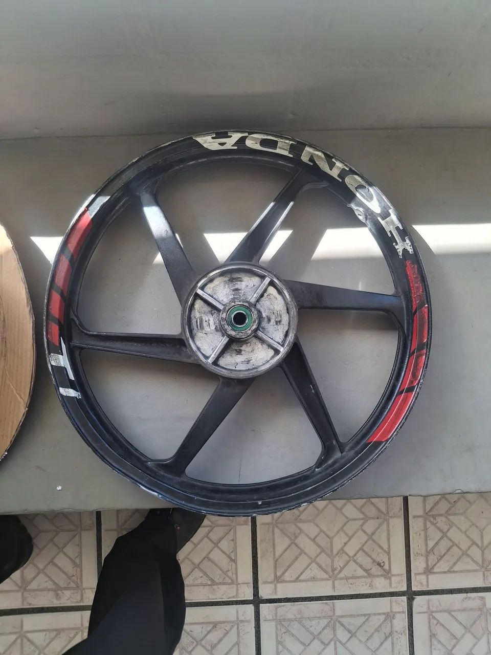 PAR DE RODAS DE MOTO 125/150 TITAN - Foto 5