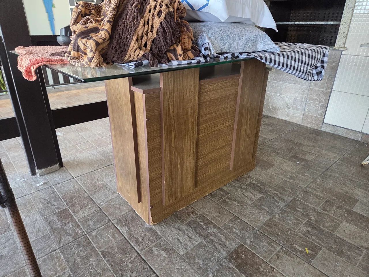 Vendo mesa de vidro - Foto 3
