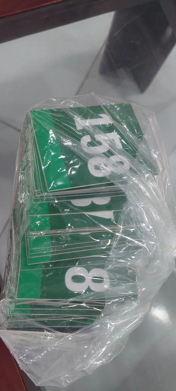 Placas numéricas para armários, mesas e rack.  - Foto 2