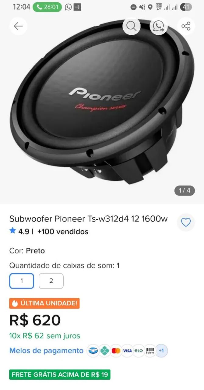 Som automotivo modulo stetsom e sub pioneer 