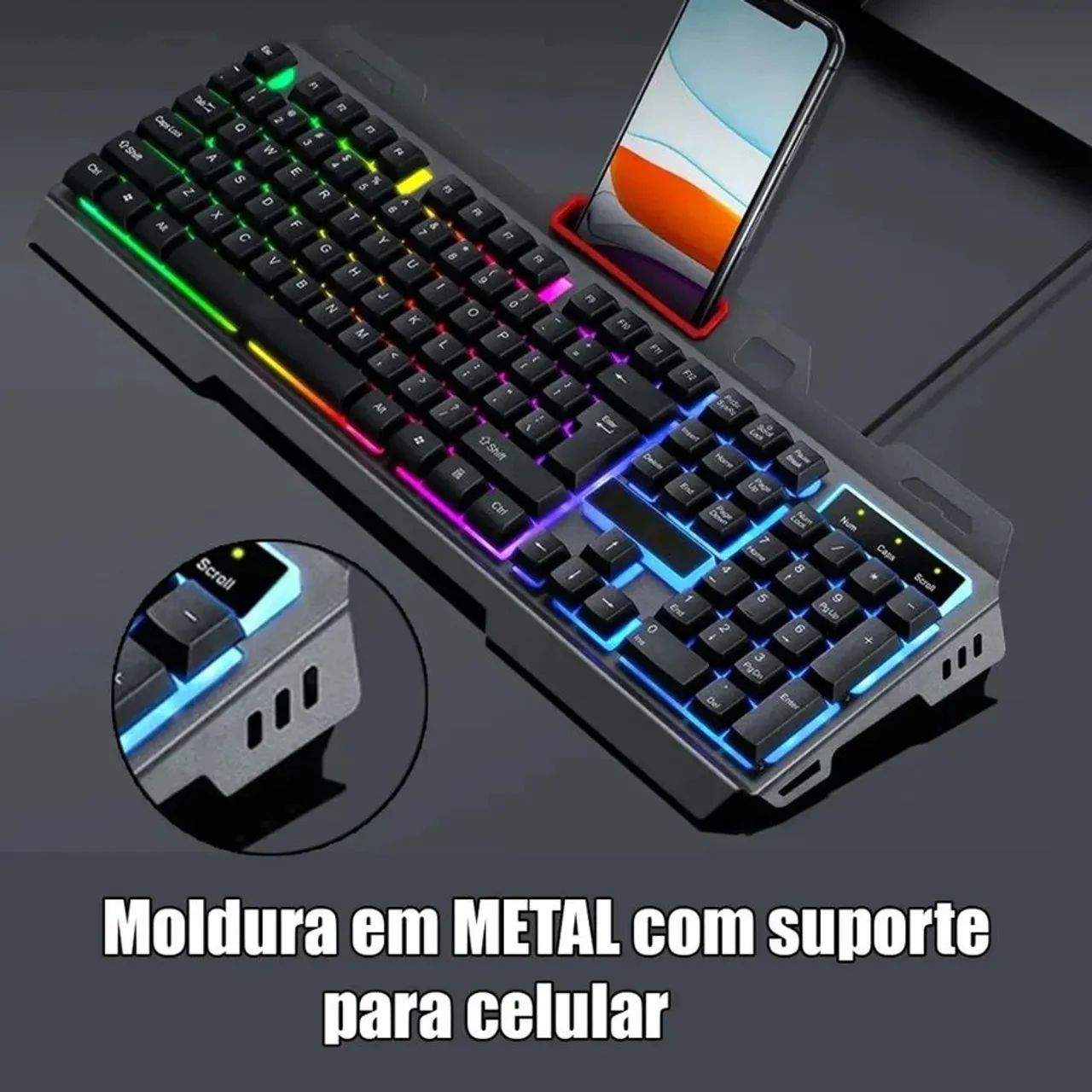 Teclado gamer semi mecânico  - Foto 3
