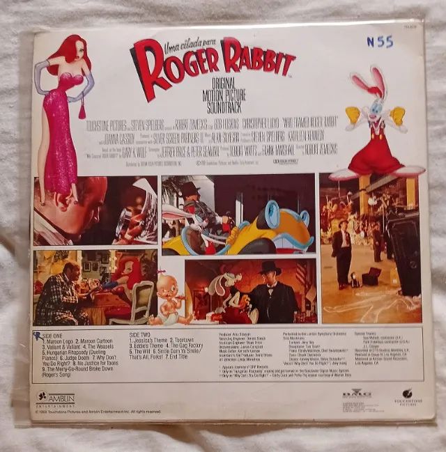 Vinil LP Uma Cilada Para Roger Rabbit Trilha Sonora 1998 - Foto 2