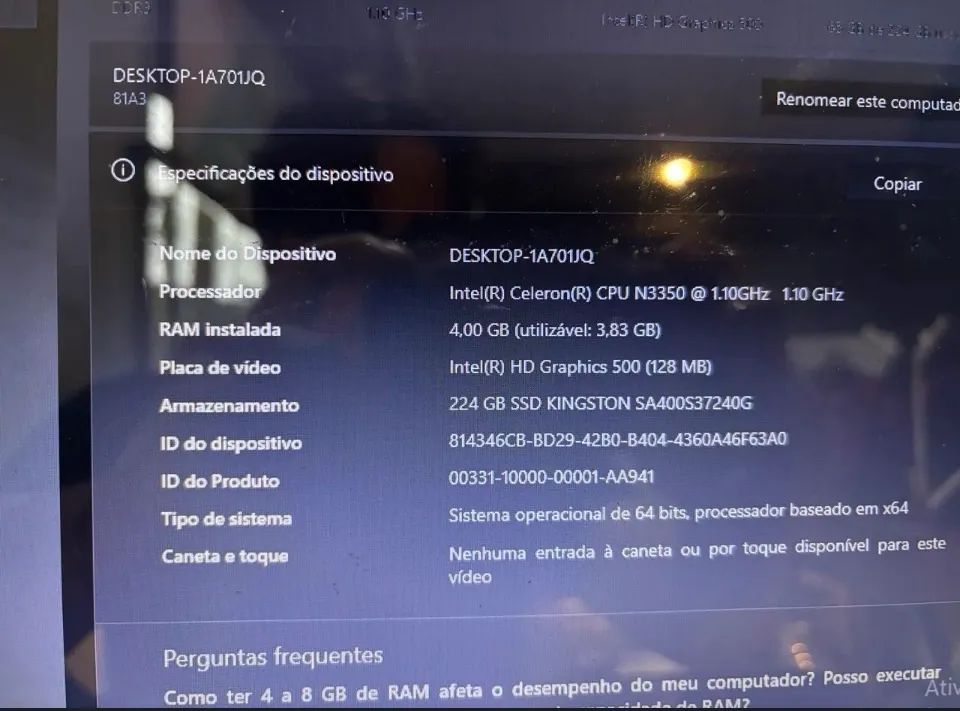 Notebook Lenovo com SSD - Foto 2