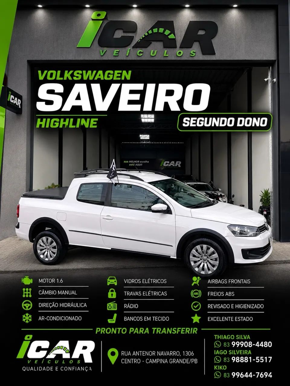 Volkswagen Saveiro Saveiro Highline 1.6 T. Flex 8V CD 2015