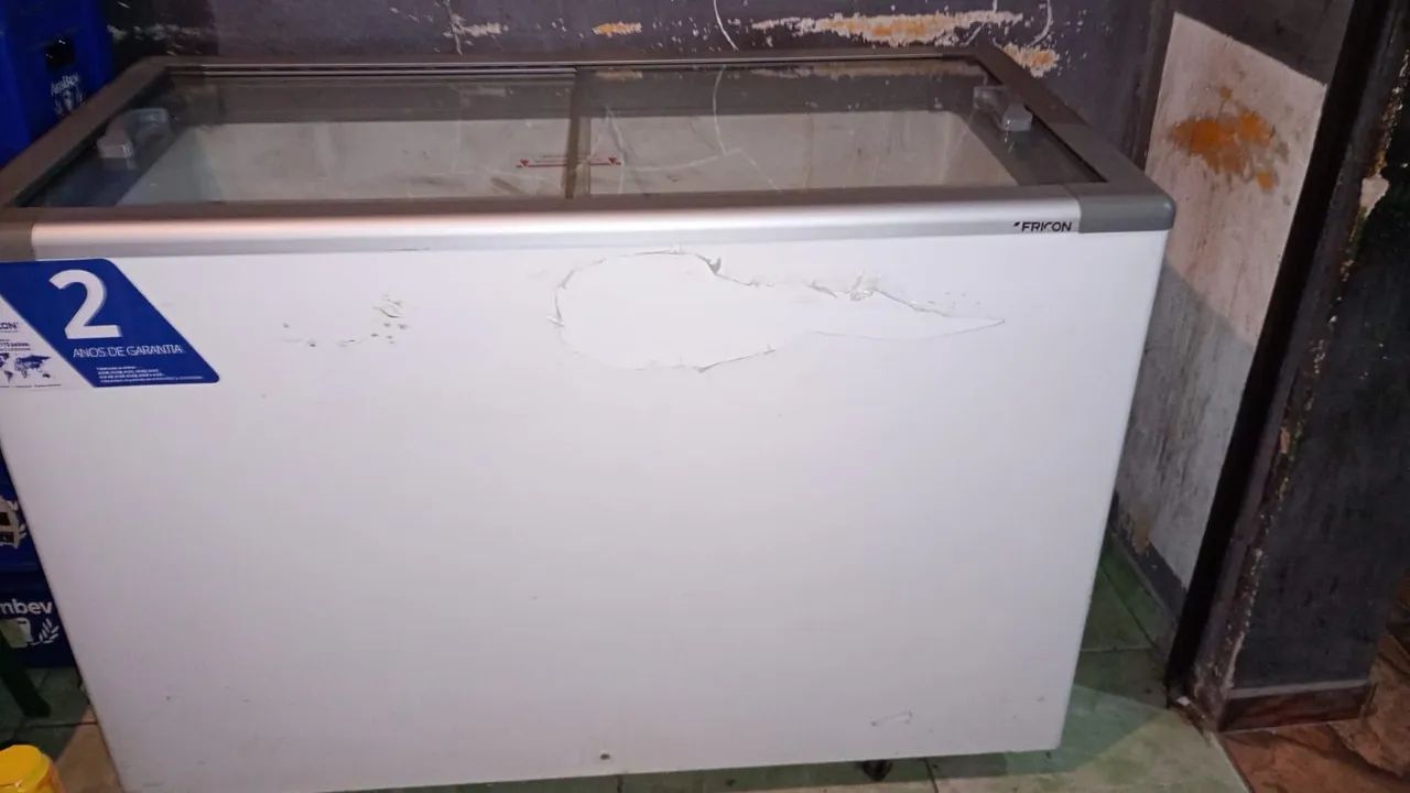 Frizer expositor para sorvete