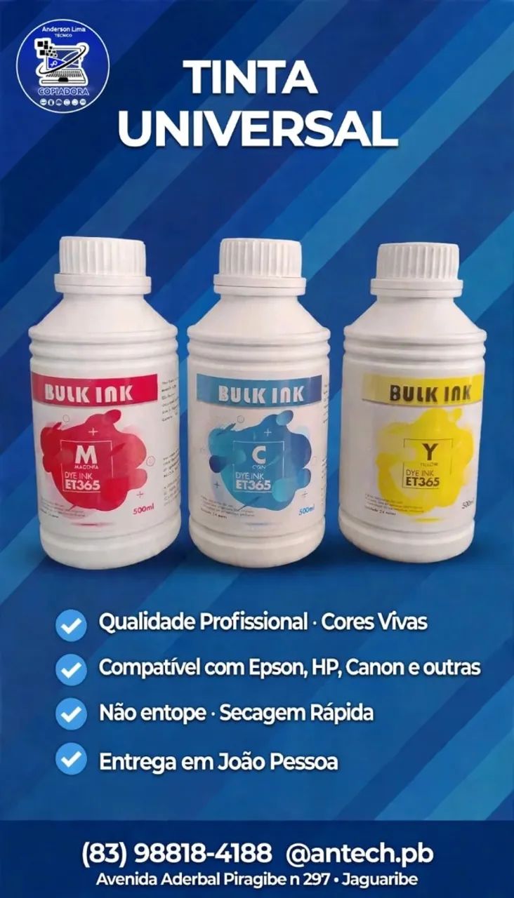 Tinta Universal para Impressora