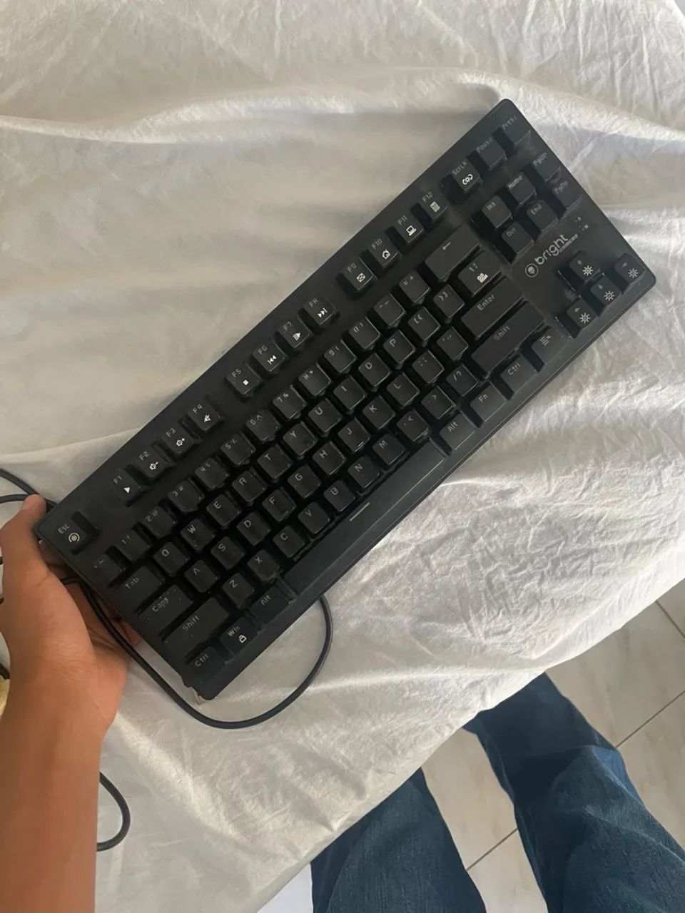 Teclado Bright com iluminação - usado - Foto 2