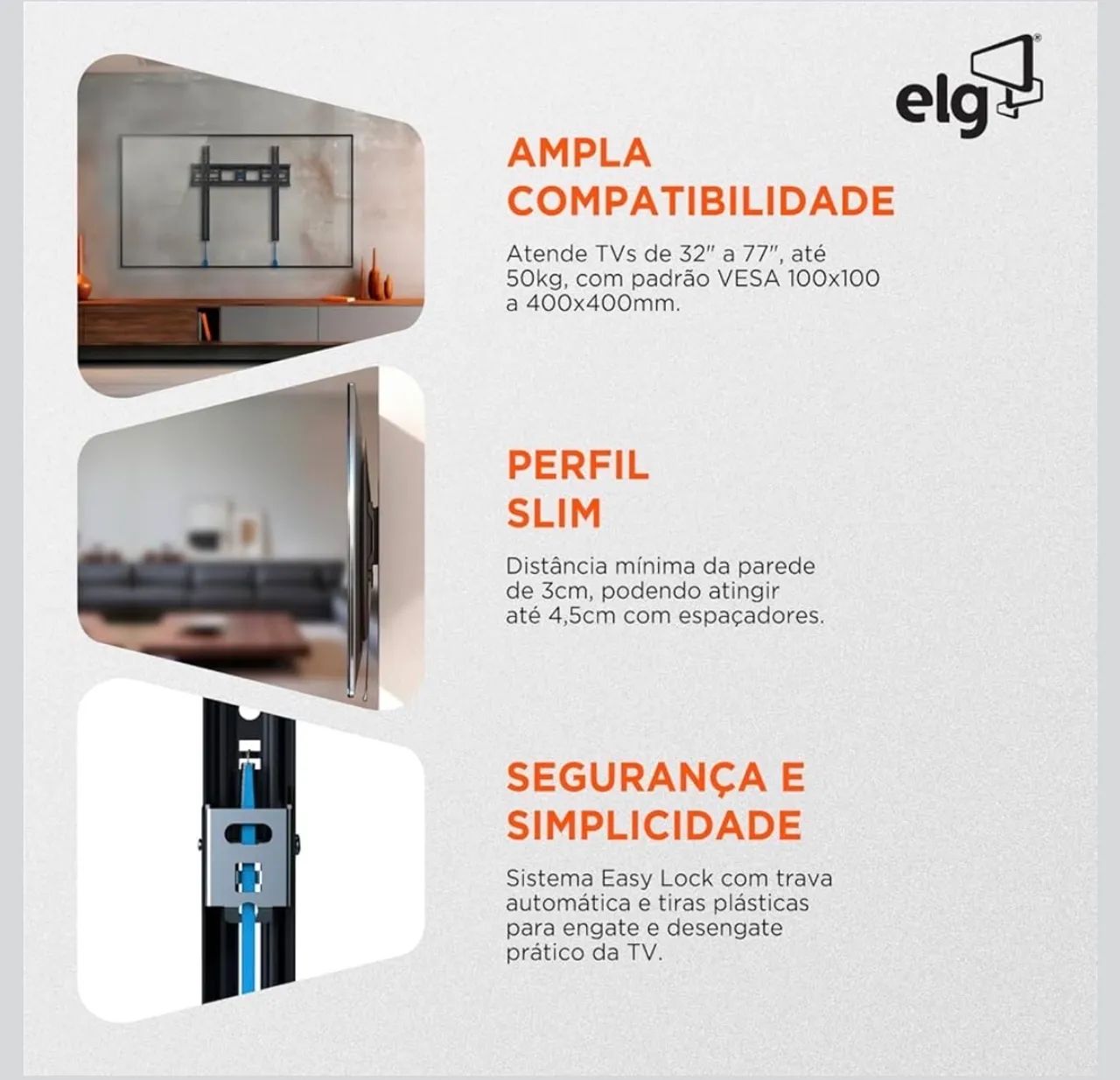 Suporte Fixo para Tv - Foto 2
