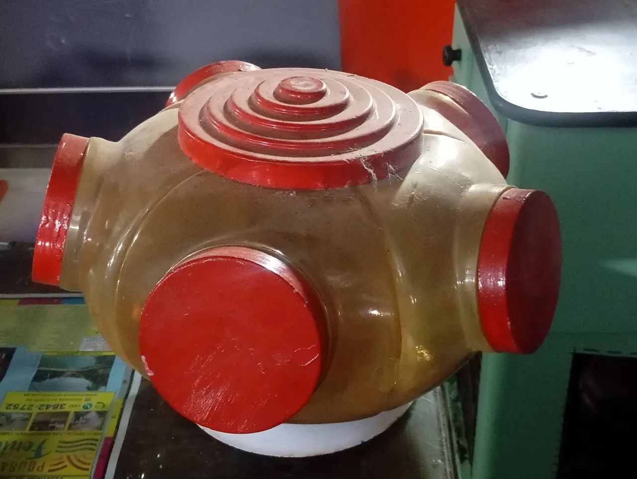 Baleiro antigo de plástico  - Foto 2