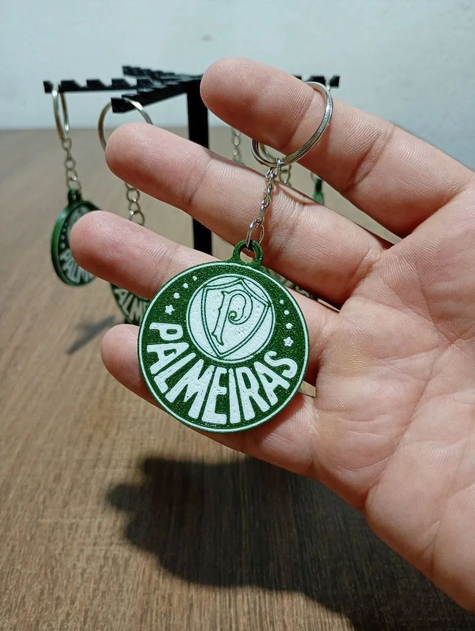 KIT 10 CHAVEIROS 3D DO PALMEIRAS ( ATACADO ) - Foto 2