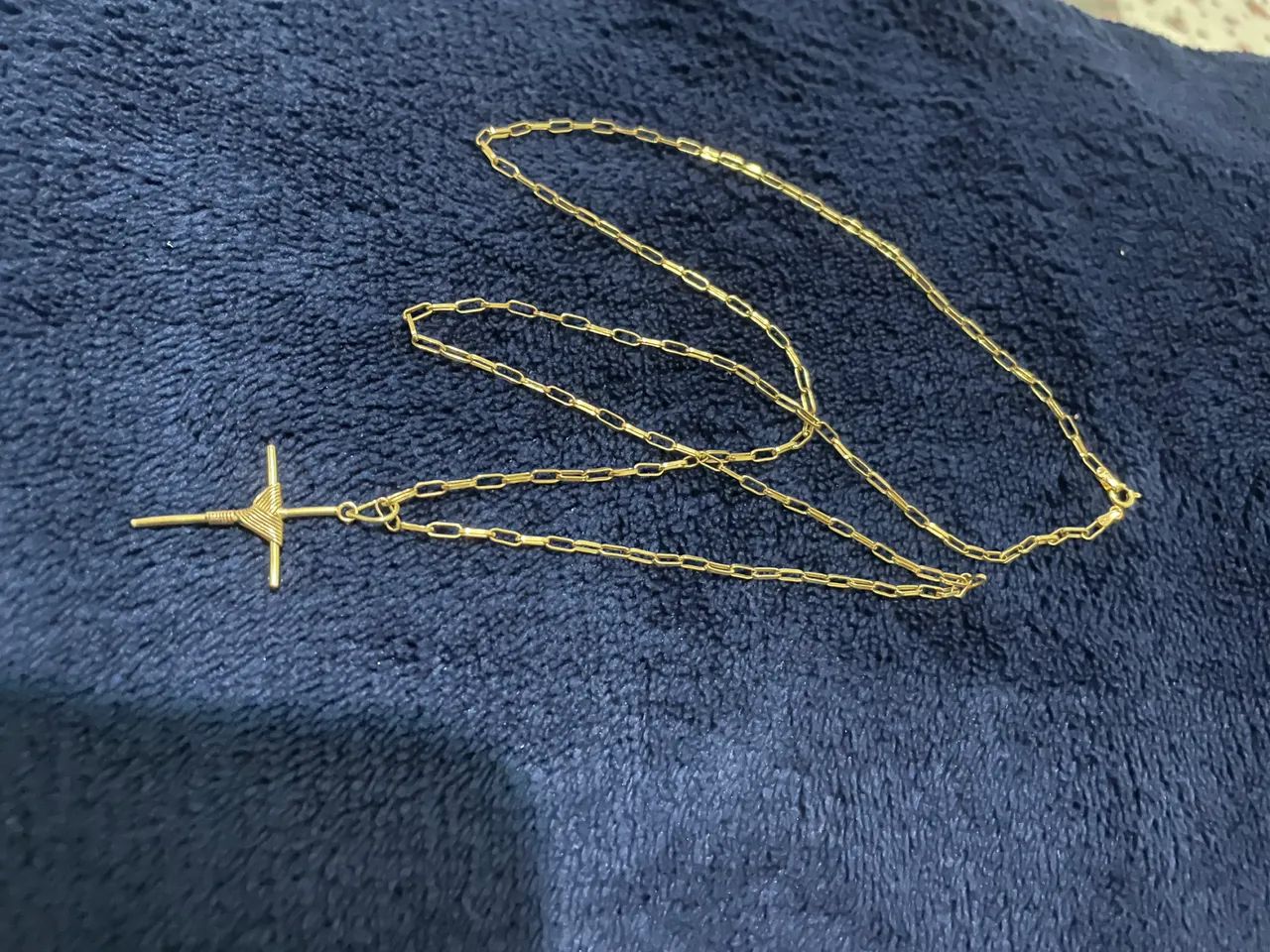 Cordão Ouro 65cm + Pingente (18k 4 gramas no total)