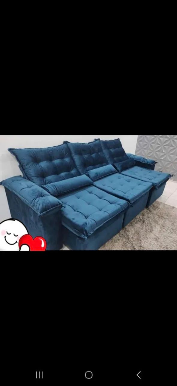 Sofá Retrátil e Reclinavel 2,90 