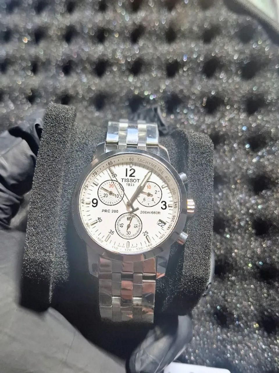 Relógio TISSOT MULTIFUNCIONAL  - SWISS MADE - MODELO PRC 200 - Foto 4