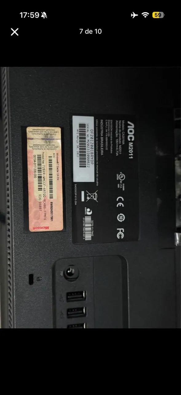 Computador AOC All-in-One M2011 - Foto 4