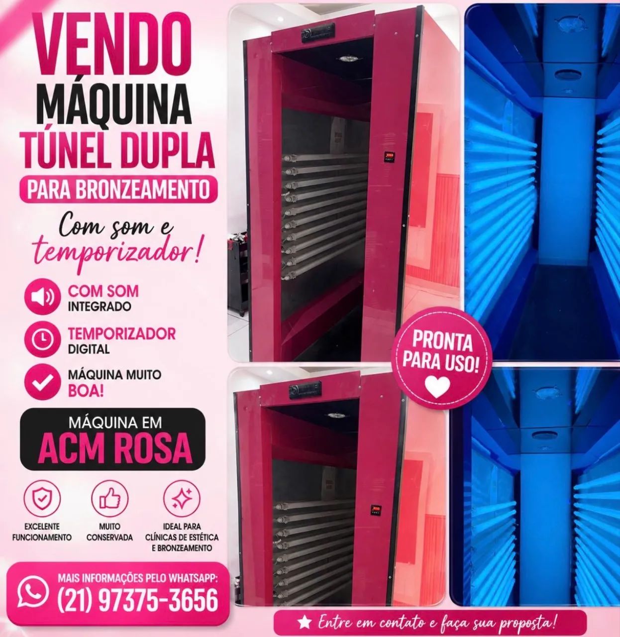 Máquina muito nova