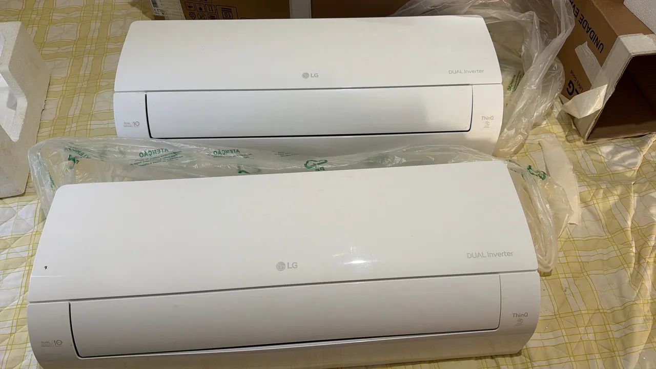 2 Ar Comdicionado Inverter LG Completos - Novíssimo - Foto 2