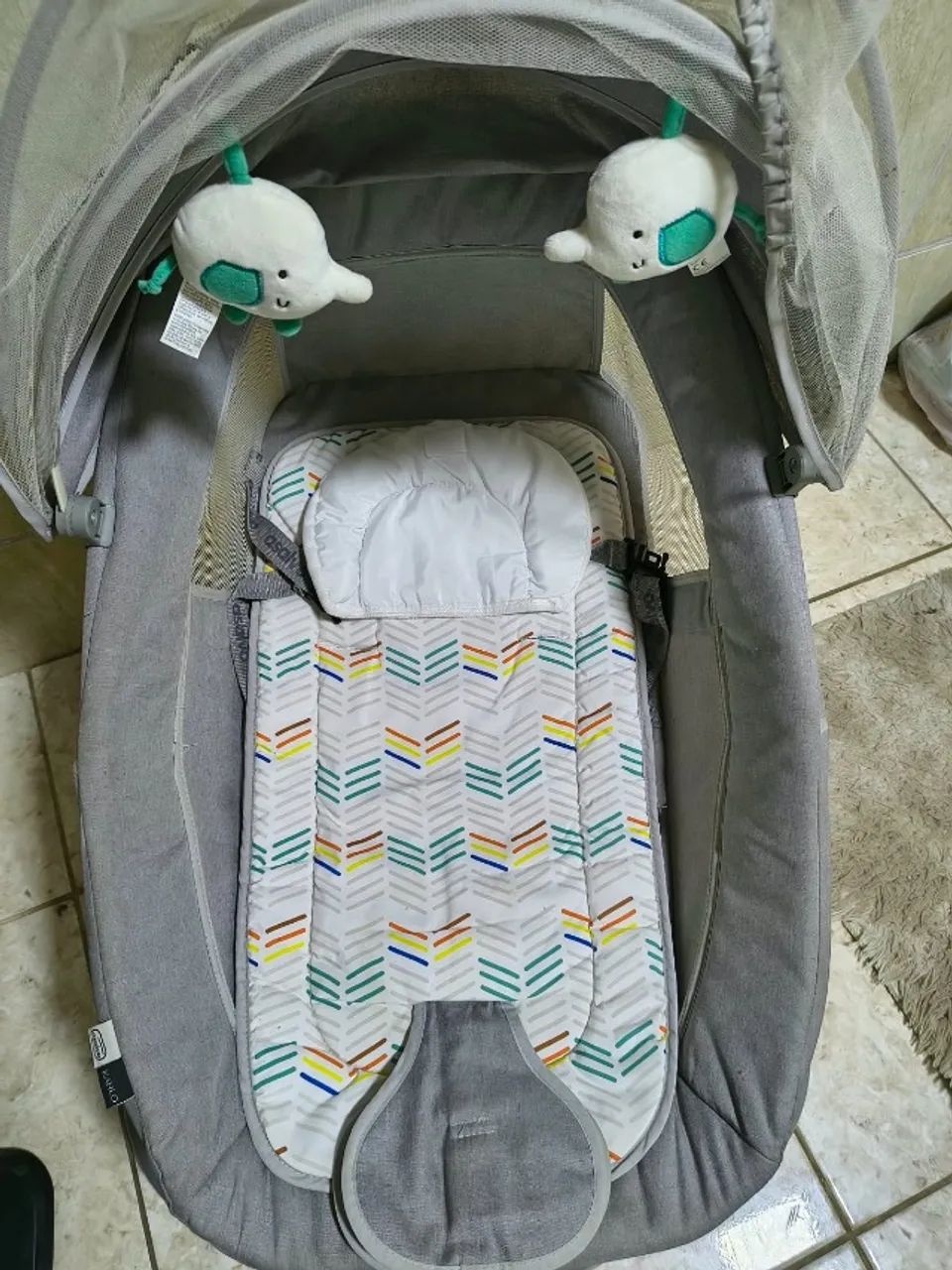Cadeira de balanço ou Espreguiçadeira para bebê  - Foto 5