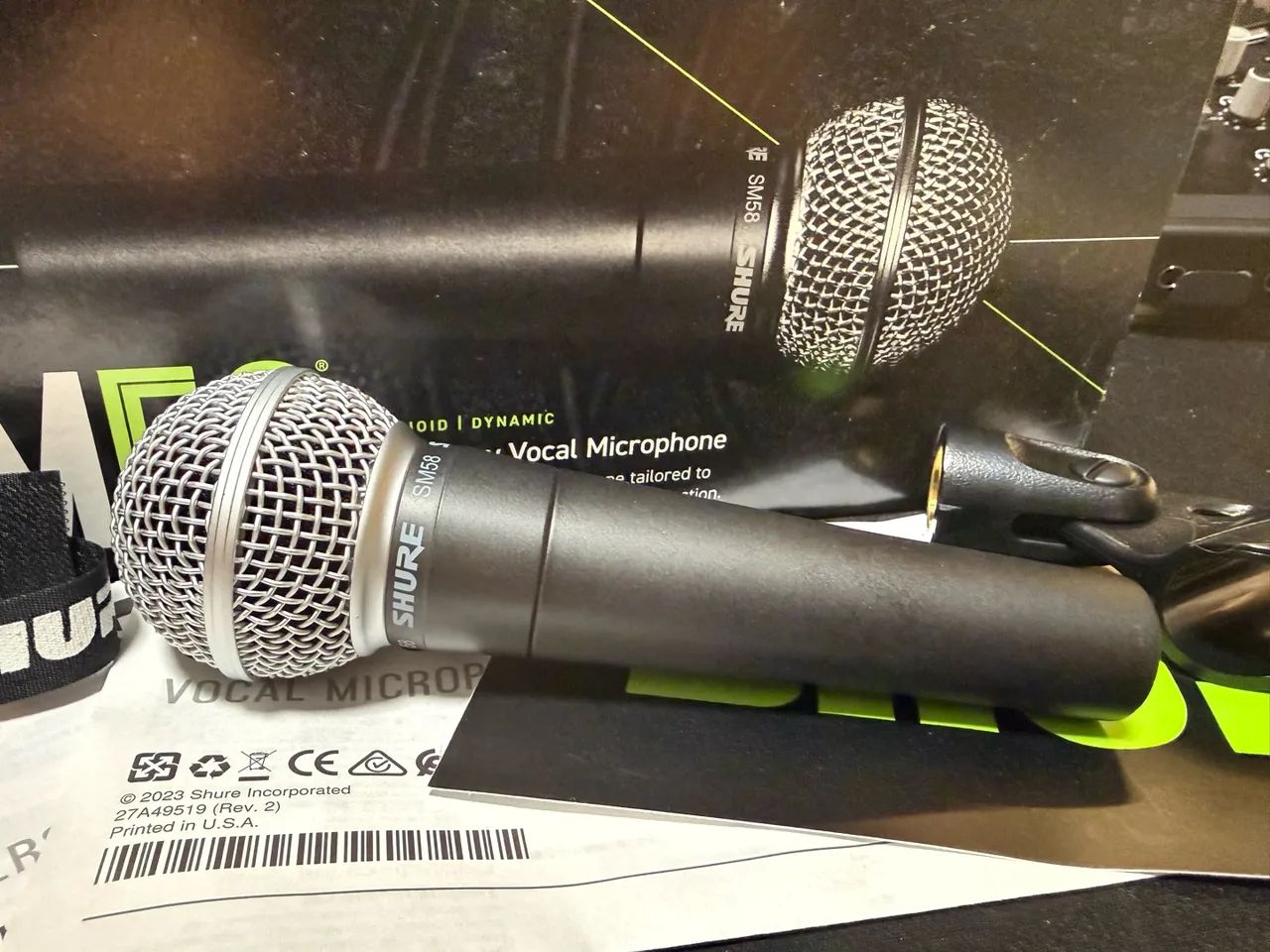 Microfone Shure Sm58 Novo !  - Foto 2