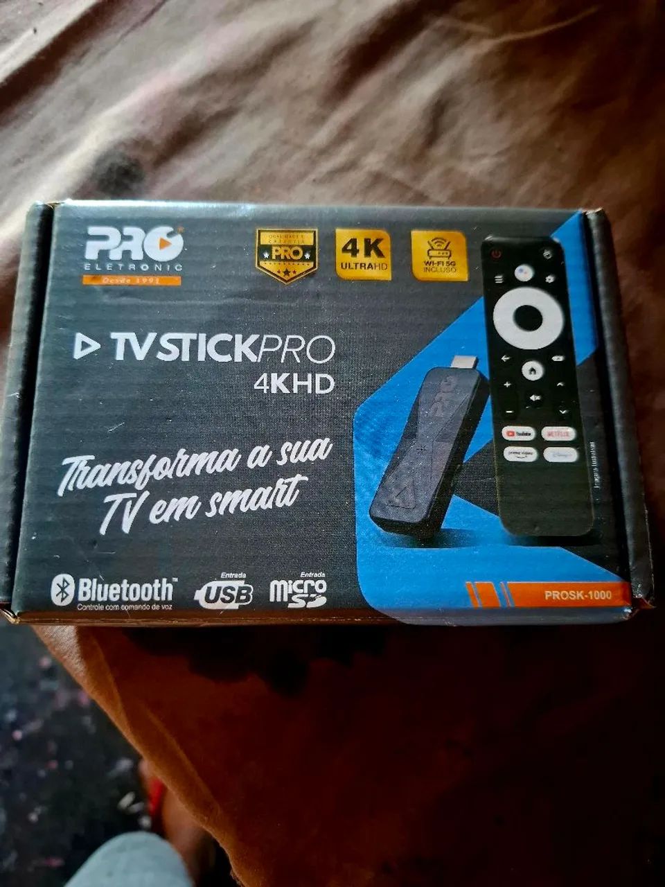 VENDO STICK PRO 4K ELETRONICS + 5 MESES DE PROGRAMAÇÃO 