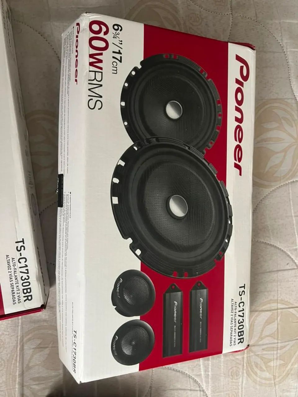 Kit Pioneer 2 vias com crossover + Módulo  - Foto 2