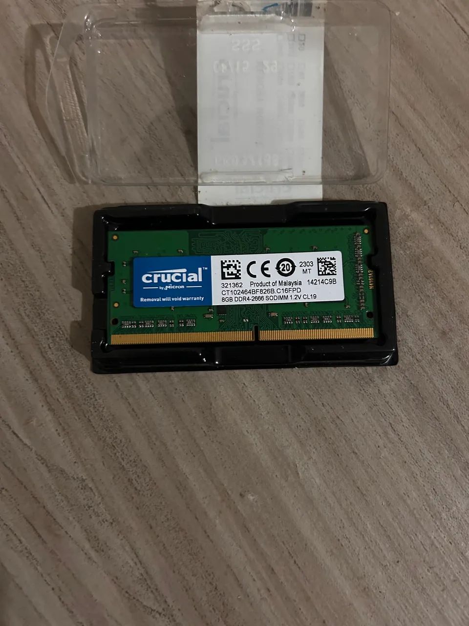 Memória RAM DDR4 8GB Crucial notebook  - Foto 5