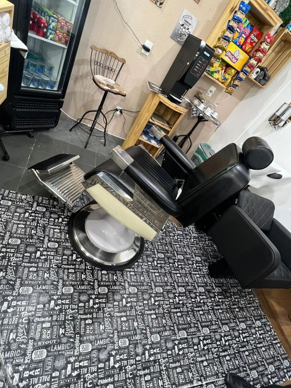 Cadeira Poltrona P Barbearia  
