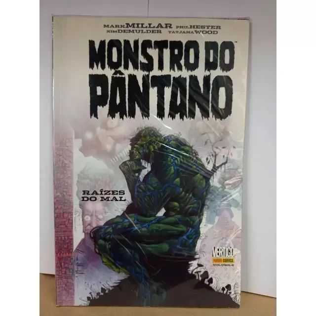MONSTRO DO PANTANO RAIZES DO MAL 2 PANINI vertigo hellblazer constantine mark millar