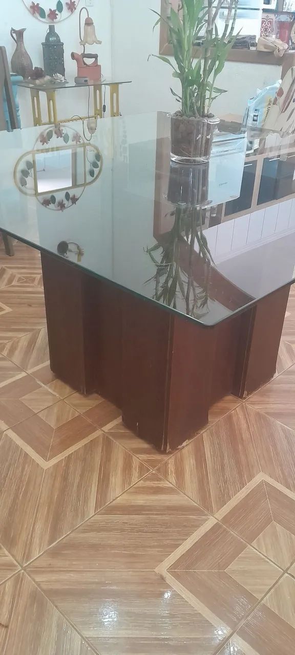 Mesa de vidro/avaria na base - Foto 3