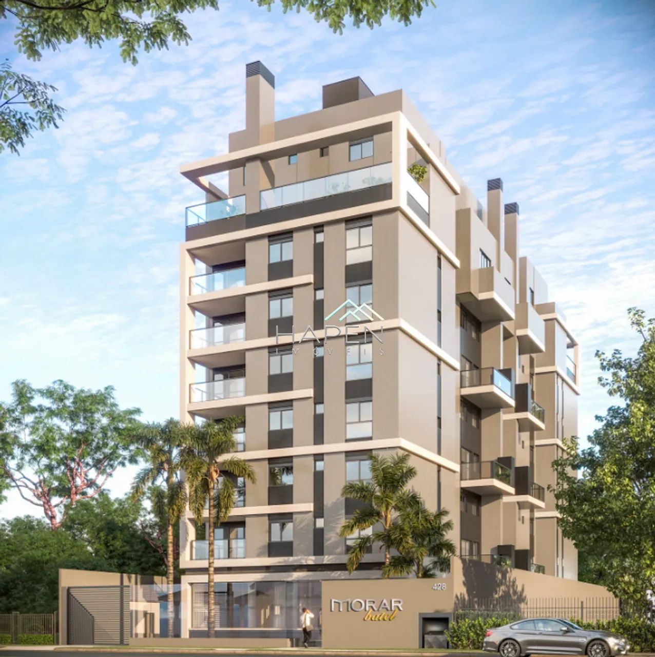 Duplex 2 suítes na planta no Morar Batel ACMA