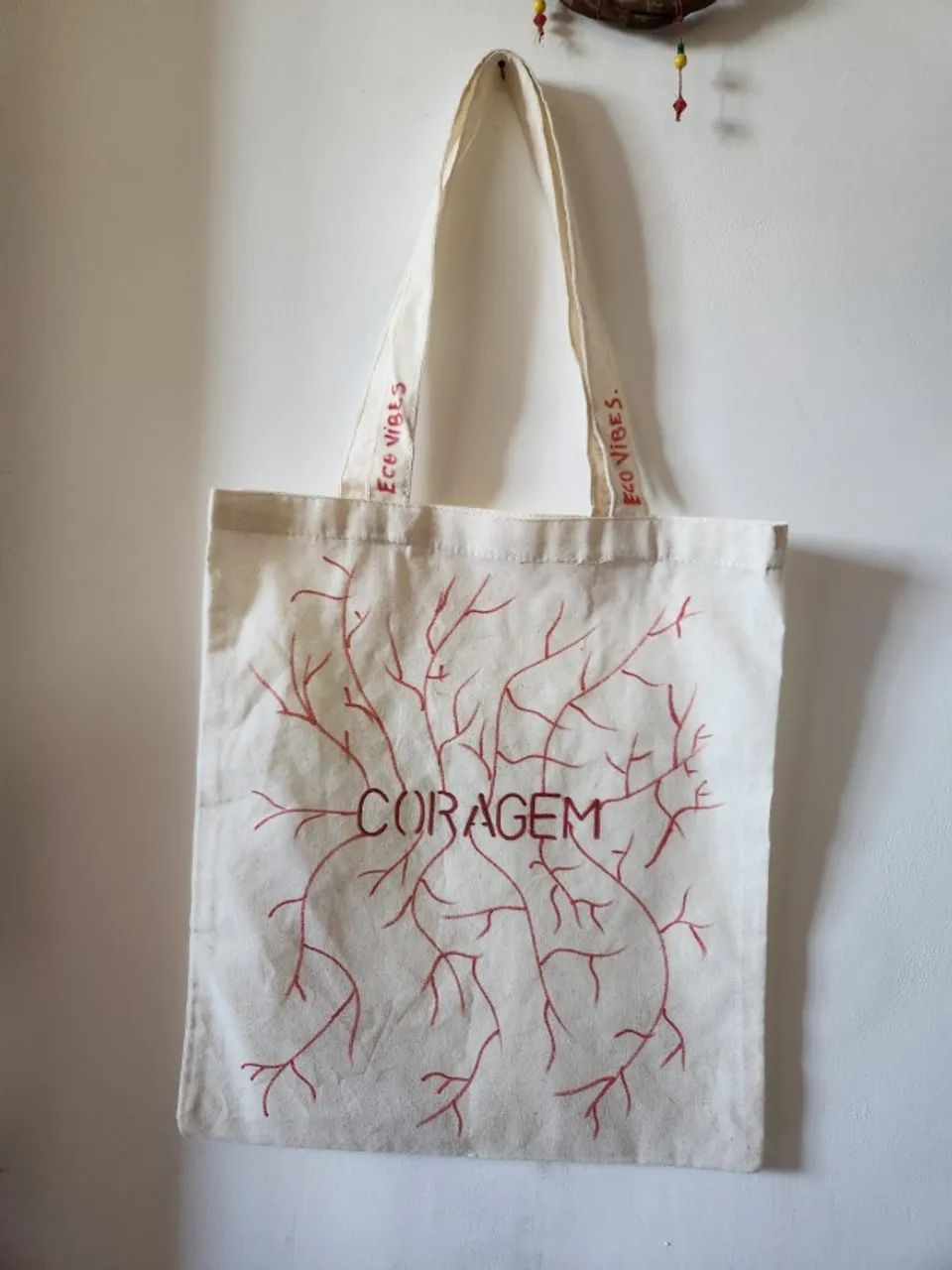 Ecobag Palavra "Coragem"