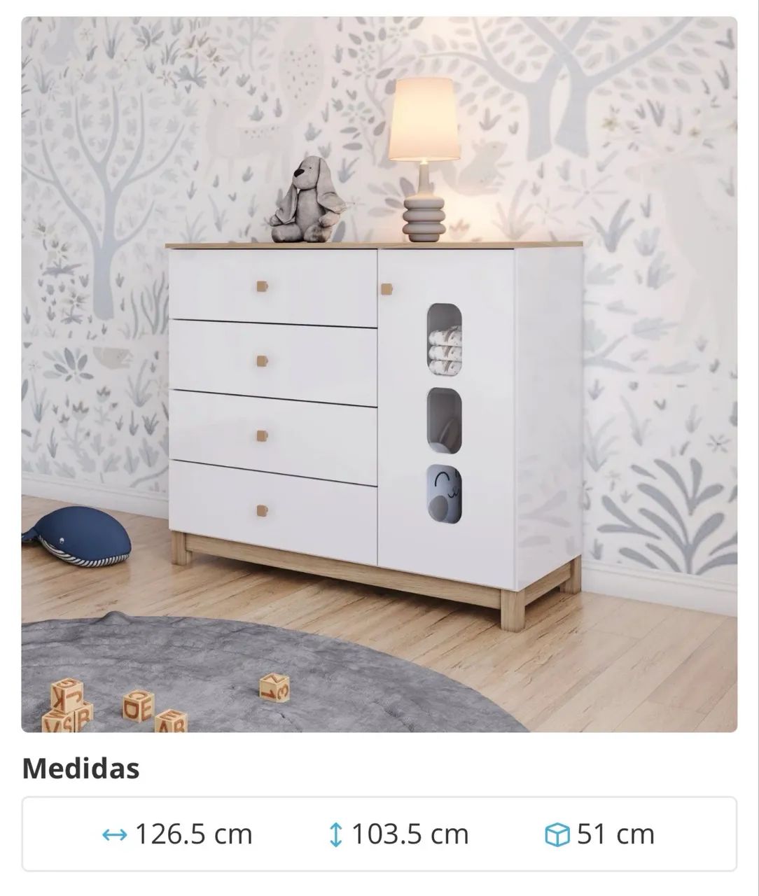 Cômoda infantil - bebê  - Foto 3
