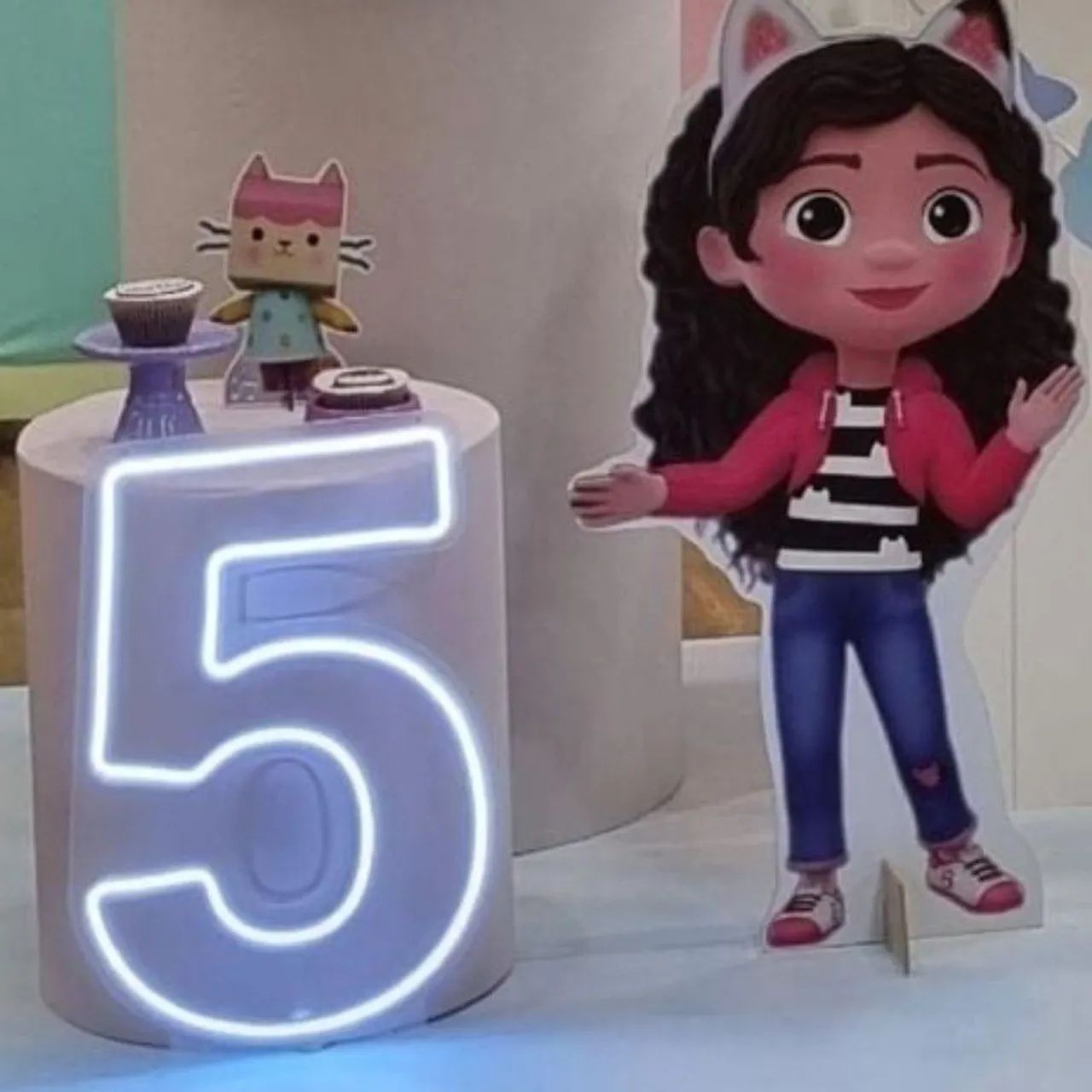 NÚMERO 5 LED 50 CM ALTURA - Foto 2
