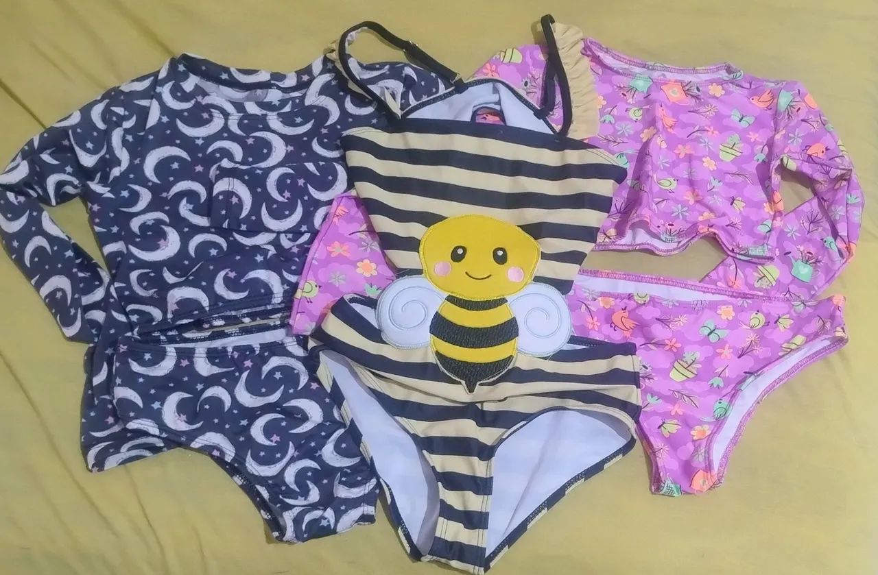 Biquíni infantil kit 