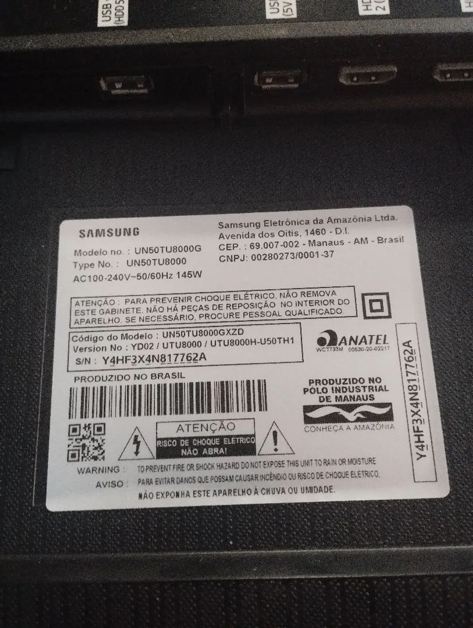 Televisão 50 smart Samsung 