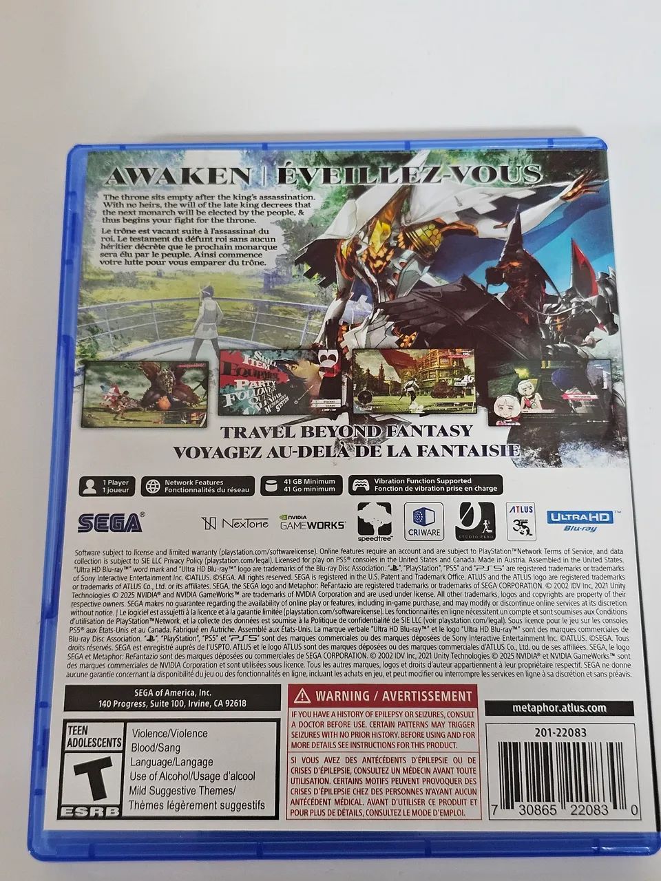 Metaphor Refantazio. Jogo de Playstation 5. - Foto 5