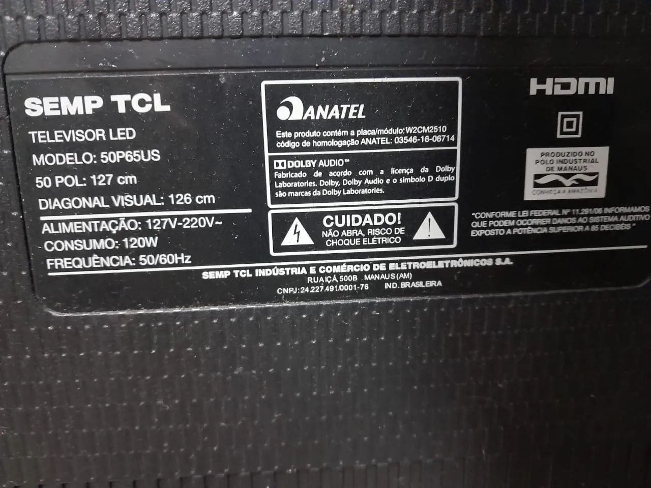 02 TVs para conserto 
